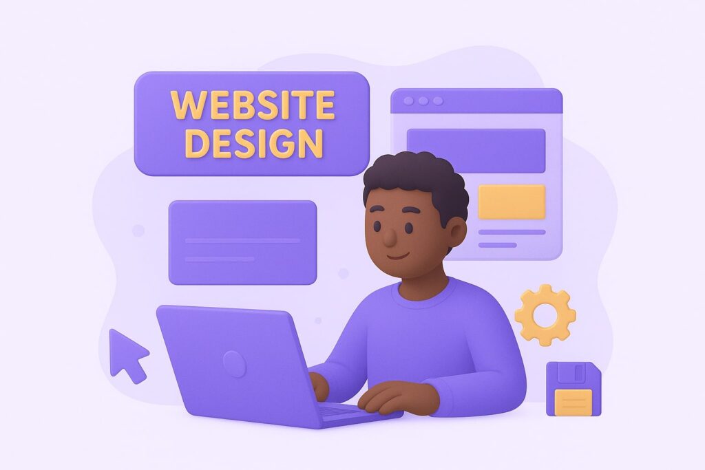 Affordable website design services by Score Mark