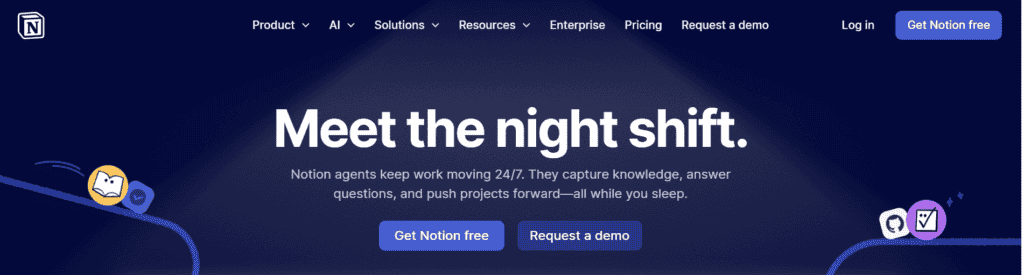 Notion: strong branding example