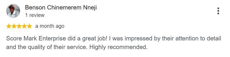 Score Mark Port Harcourt Customer Reviews